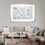 White Roses Wall Art