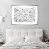 White Roses Wall Art
