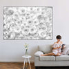 White Roses Wall Art