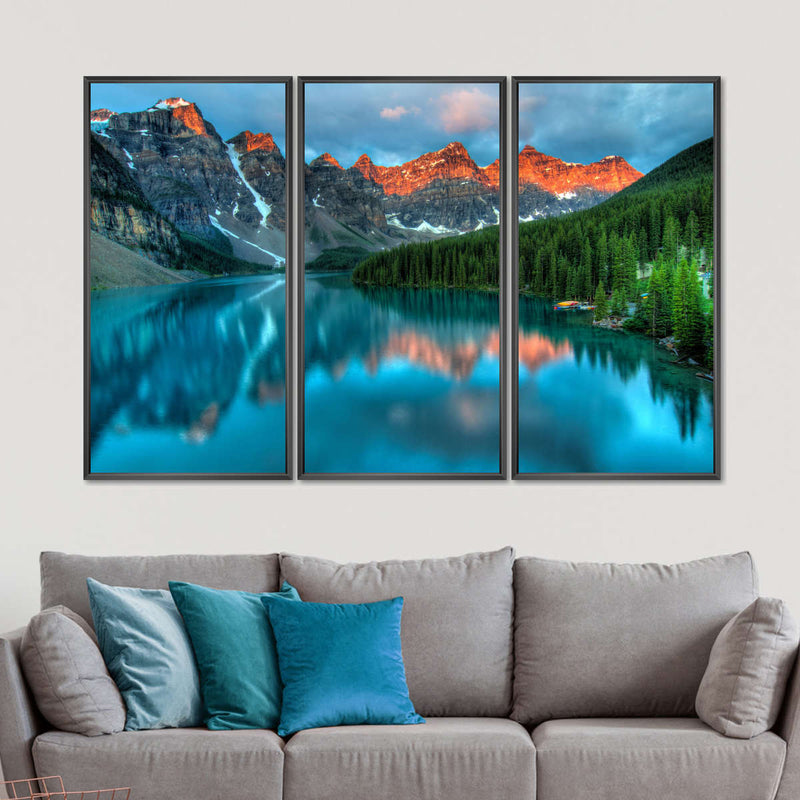 Tranquil Moraine Lake Wall Art