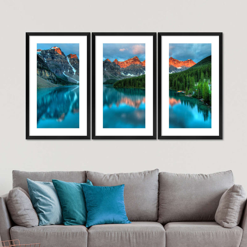 Tranquil Moraine Lake Wall Art