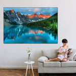 Tranquil Moraine Lake Wall Art