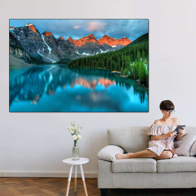 Tranquil Moraine Lake Wall Art