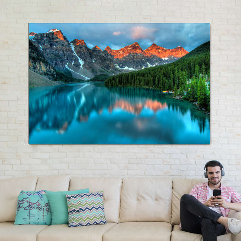 Tranquil Moraine Lake Wall Art