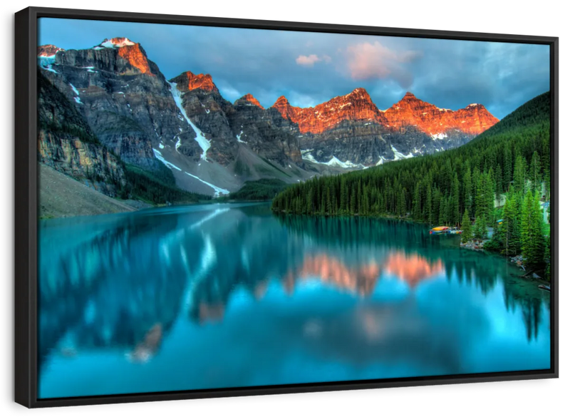 Tranquil Moraine Lake Wall Art