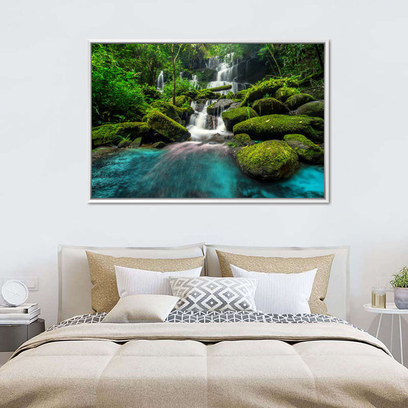 Tropical Waterfall Wall Art