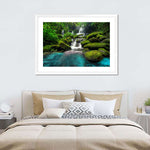 Tropical Waterfall Wall Art