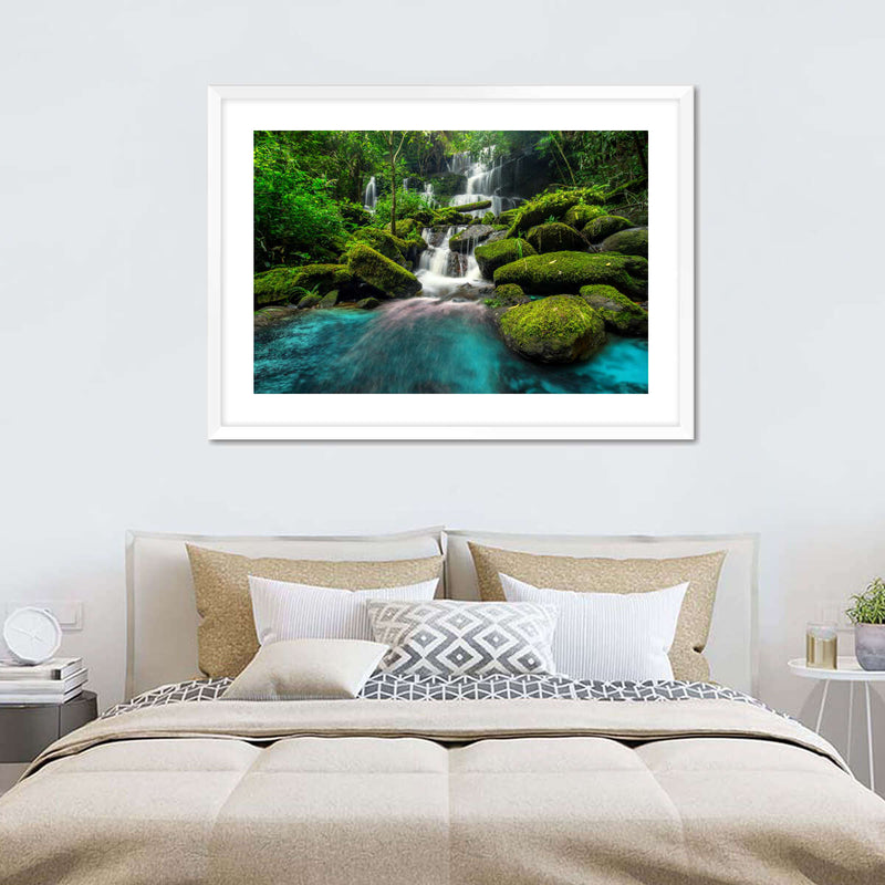 Tropical Waterfall Wall Art