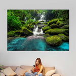 Tropical Waterfall Wall Art