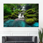 Tropical Waterfall Wall Art