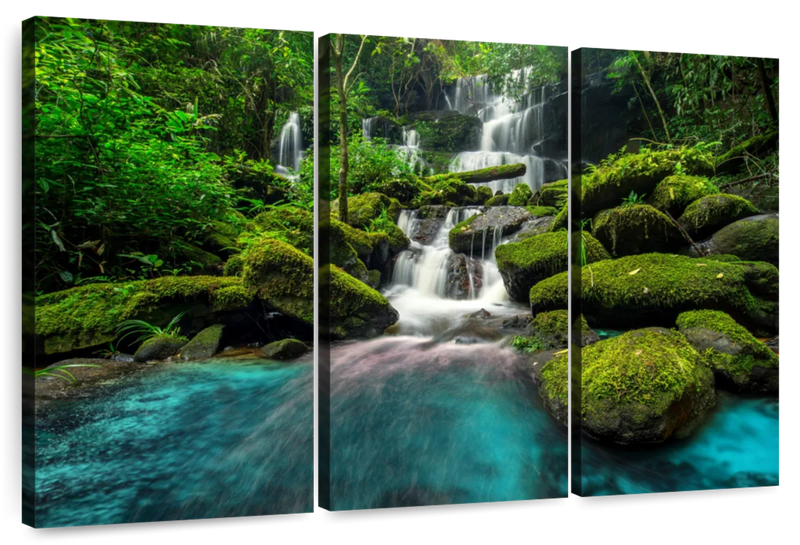 Tropical Waterfall Wall Art