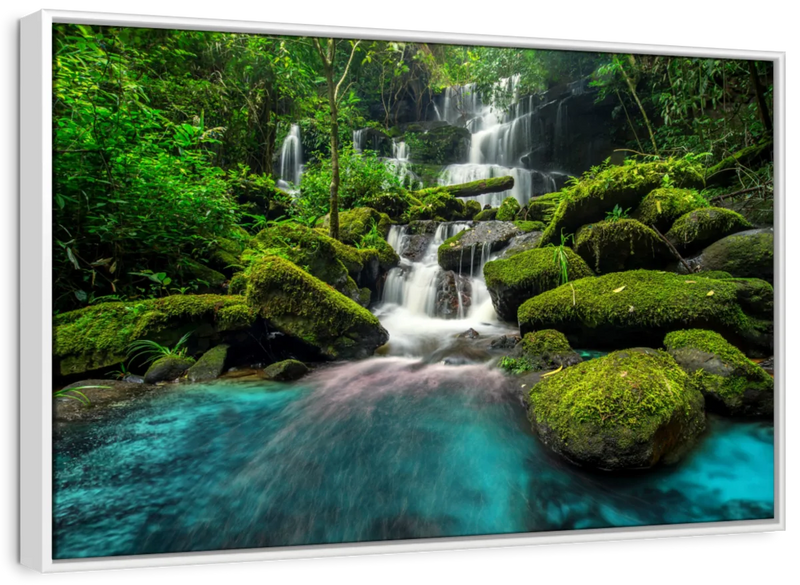 Tropical Waterfall Wall Art