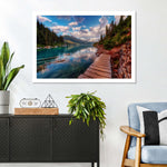 Lake Walkway Wall Art