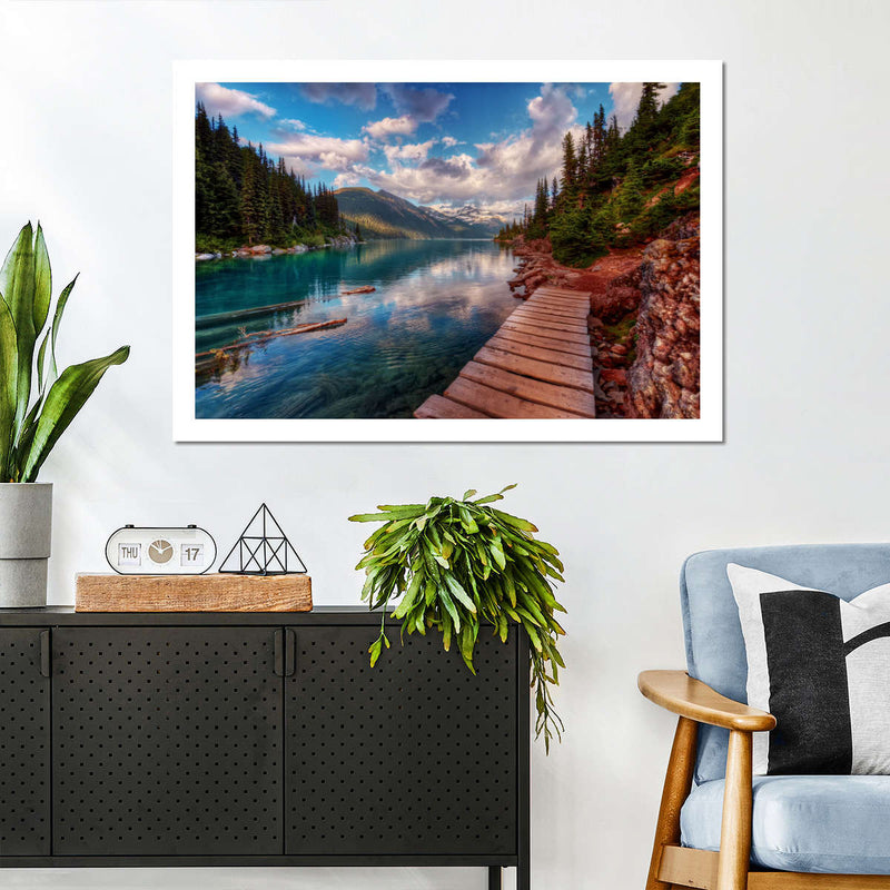 Lake Walkway Wall Art
