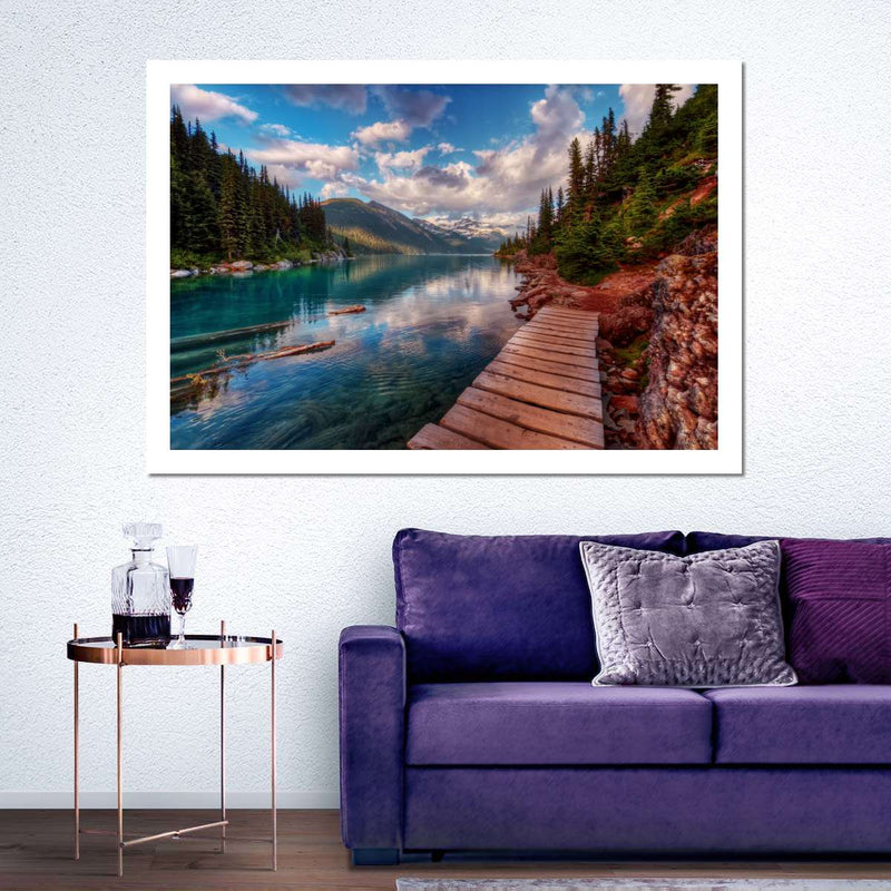 Lake Walkway Wall Art