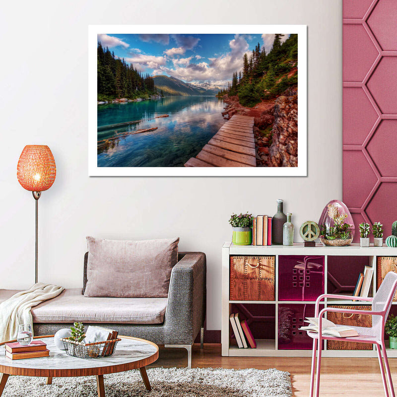 Lake Walkway Wall Art