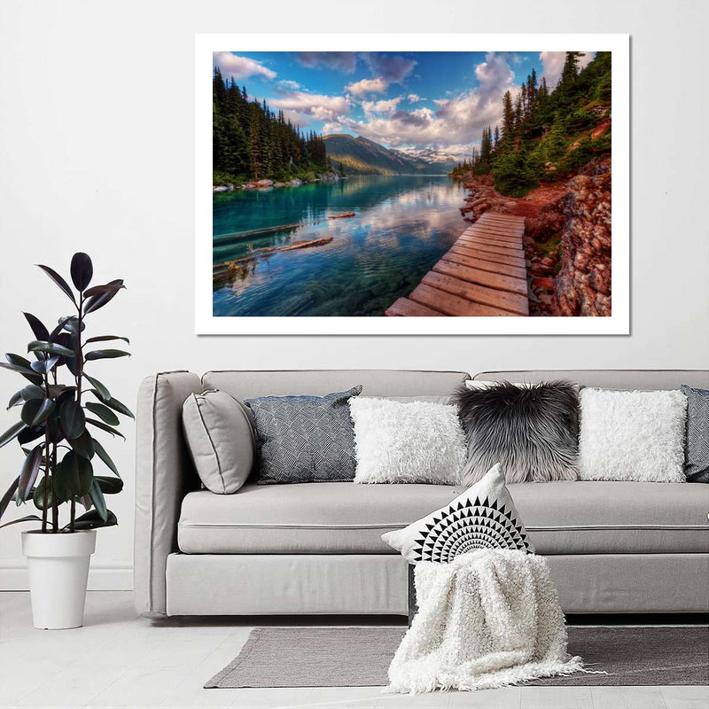 Lake Walkway Wall Art