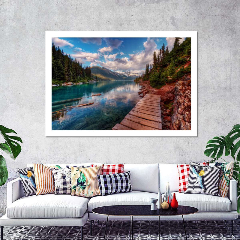 Lake Walkway Wall Art