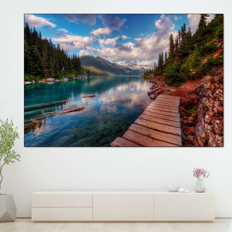Lake Walkway Wall Art