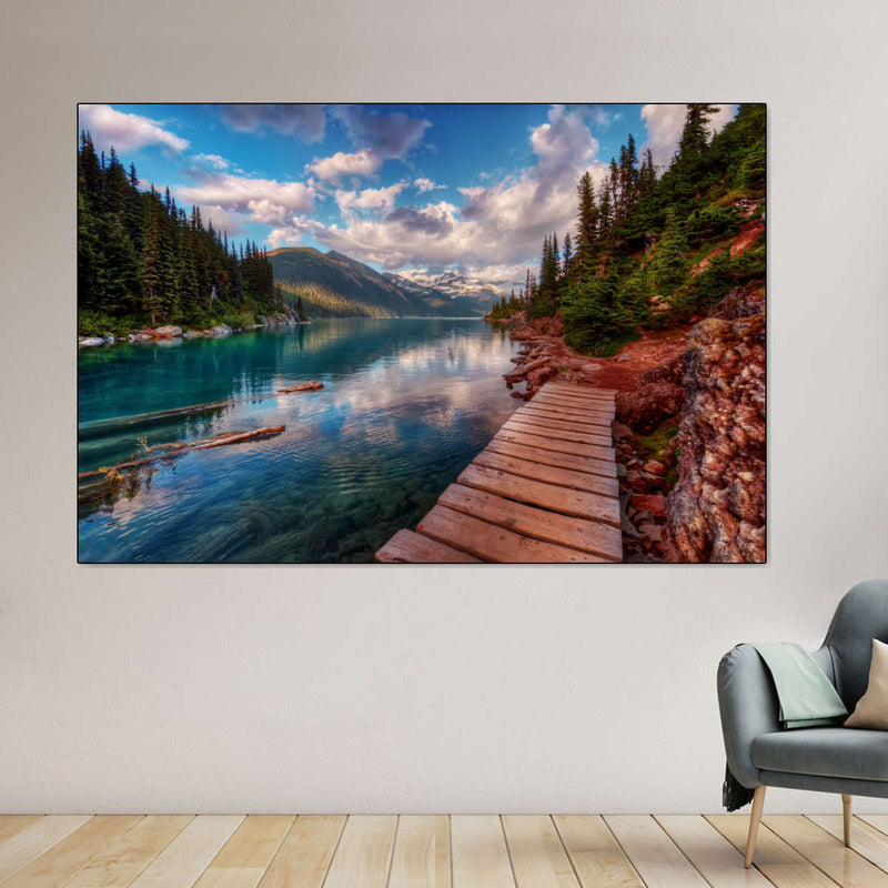 Lake Walkway Wall Art