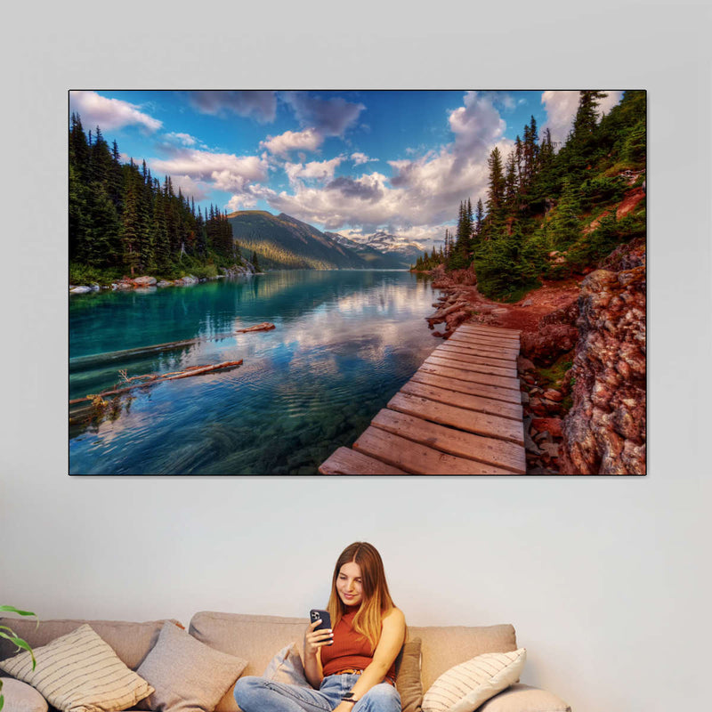 Lake Walkway Wall Art