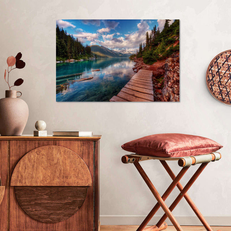 Lake Walkway Wall Art