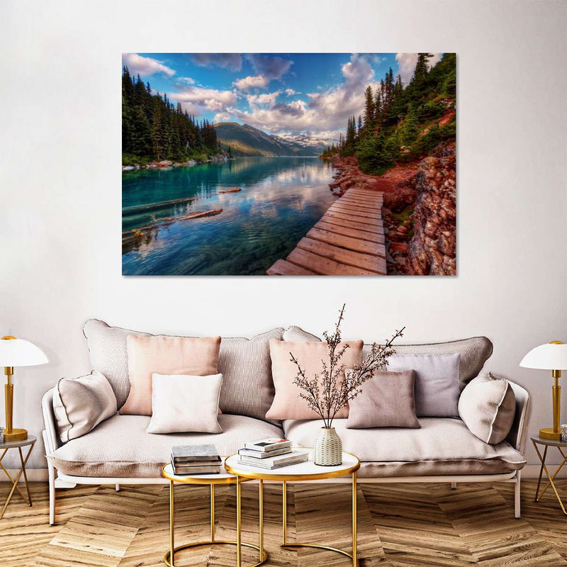 Lake Walkway Wall Art