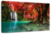 Red Waterfall Wall Art
