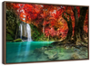 Red Waterfall Wall Art