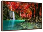Red Waterfall Wall Art