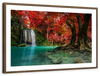 Red Waterfall Wall Art