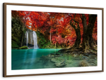 Red Waterfall Wall Art