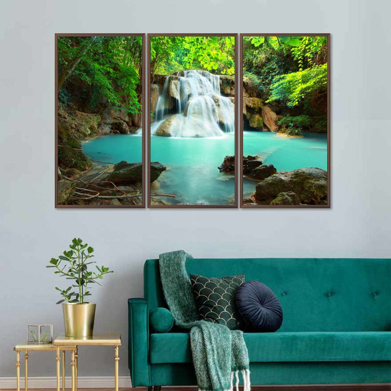 Thai Huay Mae Khamin Waterfall Wall Art