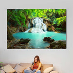 Thai Huay Mae Khamin Waterfall Wall Art