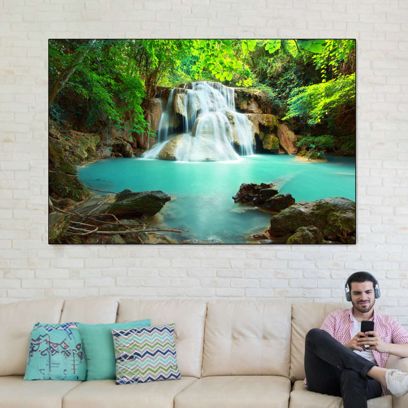 Thai Huay Mae Khamin Waterfall Wall Art