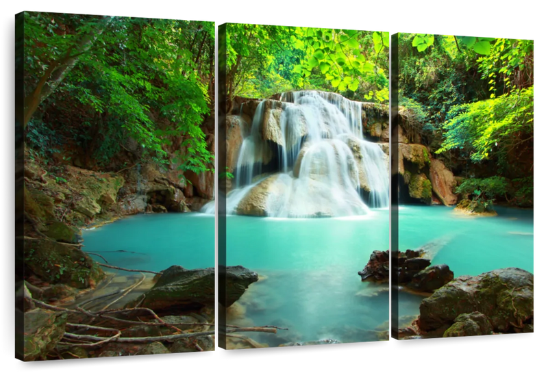 Thai Huay Mae Khamin Waterfall Wall Art