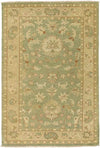 Overbiel Traditional Olive Area Rug