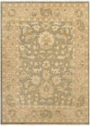 Overbiel Traditional Olive Area Rug