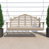 Keystone Amish Co. 4 Foot Milan Recycled Plastic Porch Swing, Black