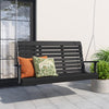 Keystone Amish Co. 5 Foot Salem Composite Poly Porch Swing, Weathered Wood