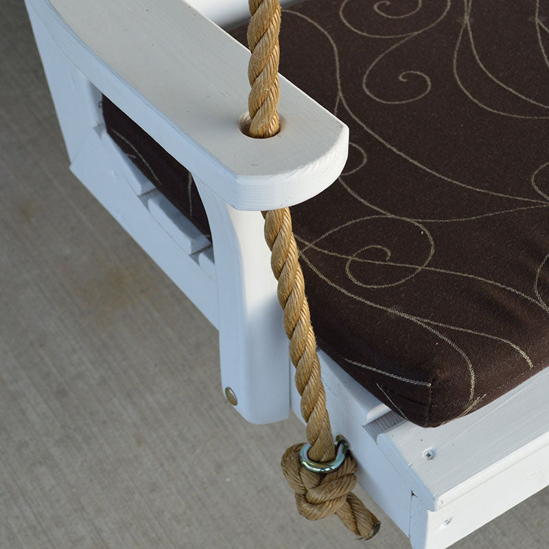 Keystone Amish Co. 5 Foot Milan Porch Swing, Black
