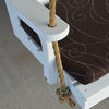 Keystone Amish Co. Sunburst Porch Swing, 6 Foot, White