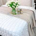 Ava Diamond Oversized Cotton Quilt Set