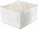 Ternitz Ivory Pouf