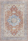 Brown Bagamanoc Medallion Washable Area Rug