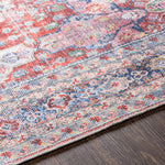 Rust Goma Vintage Washable Area Rug