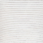 Amadeo White Rattan End Table