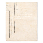 Whispered Lines - Luxury Shag Moroccan Rug