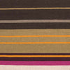 Akiak Modern Black/Orange/Brown Area Rug