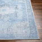 Aqua Rosman Washable Area Rug